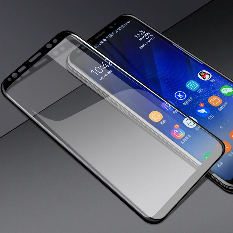 Защитное стекло закаленное для Samsung S10/S10e/S6/S7 Edge/S8 Plus/Note 8/9 | Мобильные телефоны и