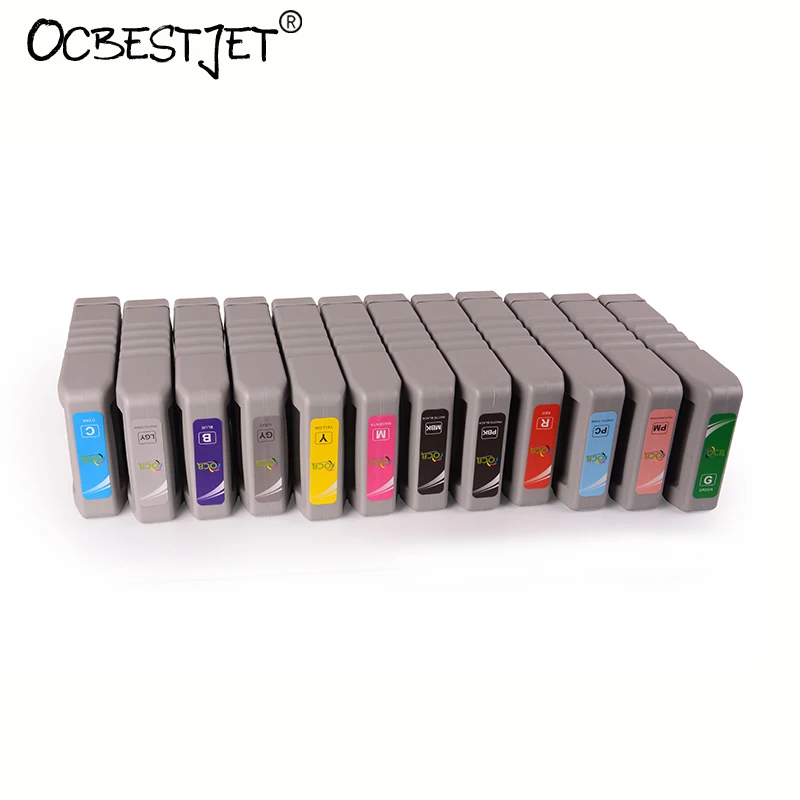 PFI-701 PFI-702 Compatible Ink Cartridge Full With 700ML Pigment Ink Inside For Canon IPF-8100 IPF-9100 IPF-8110 12 Colors