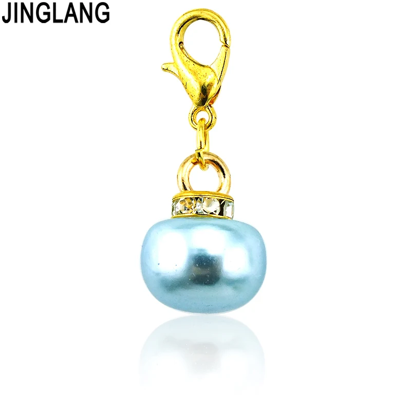 JINGLANG Новое прибытие DIY мода Омаров застежка Подвески с маленькими цветными