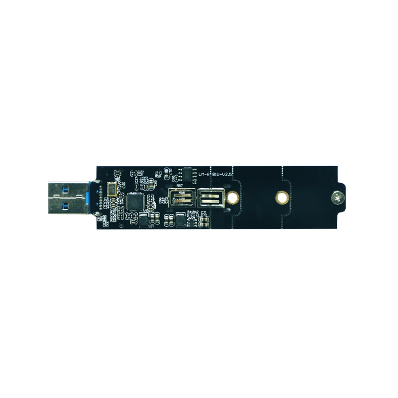 B+M key M2 SATA SSD Enclosure USB 3.0 to M.2 SSD Case USB3.0 to NGFF B KEY adapter Retractable switch Mini Portable Box