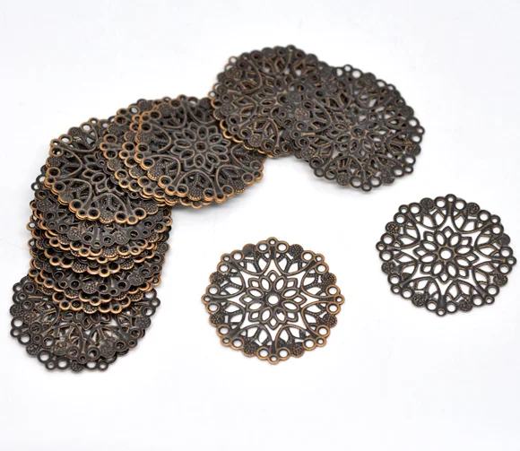 DoreenBeads 50 медный цвет фоторазъемы 35 мм (B14748) yiwu|jewelry shoulder|jewelry friendshipjewelry punch |