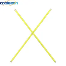 10 шт./лот супер тонкий каблук 12V COB светодиодные полосы света 4 мм
