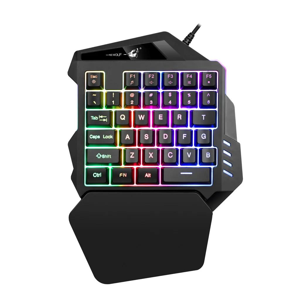 Клавиатура игровая Проводная с LED подсветкой 35 клавиш USB YE4.9|Клавиатуры| |