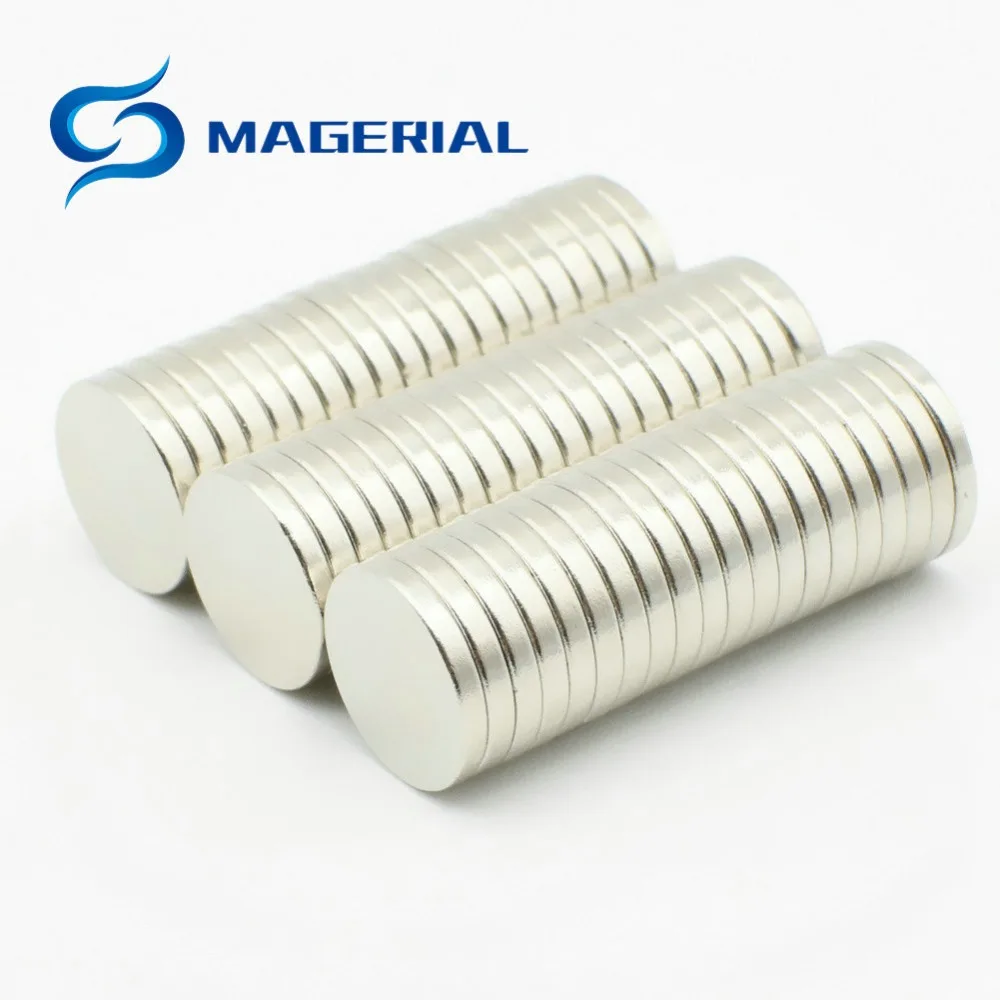 60pcs Thin Disc Dia 10x1.5 mm NdFeB Strong Neodymium Magnets Sensor Fridge Door Office 3M adhesive glue available | Обустройство дома