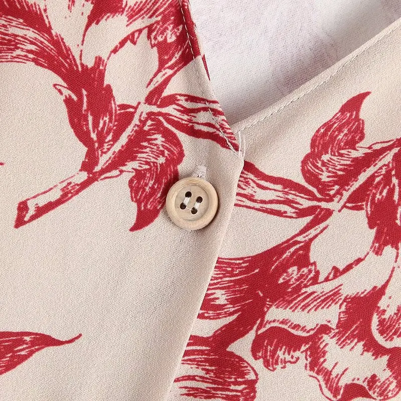 1981-62-9677 European and American Fashion Flower Printed Dresses | Женская одежда