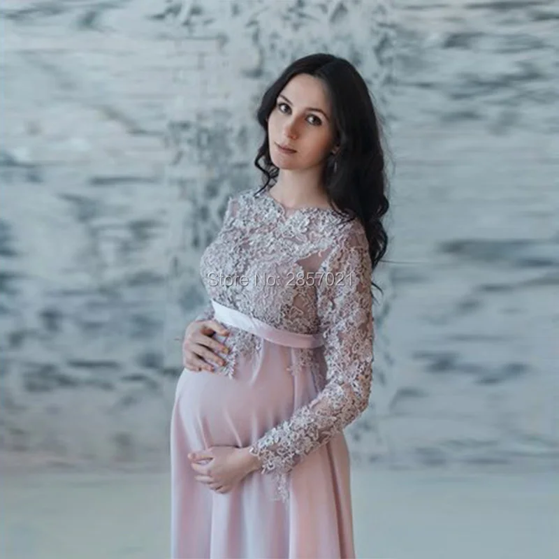 2017 размера плюс кружевное вечернее платье с длинным рукавом шифоновое длинное