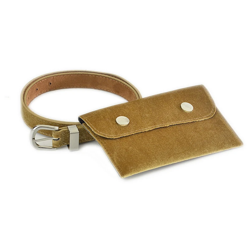 Новинка 2018 бархатная поясная сумка из искусственной кожи Модный женский пояс