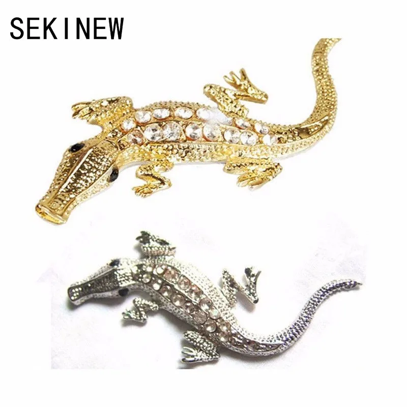 3D Автомобильные наклейки с крокодиловой кожей эмблема металлическая наклейка