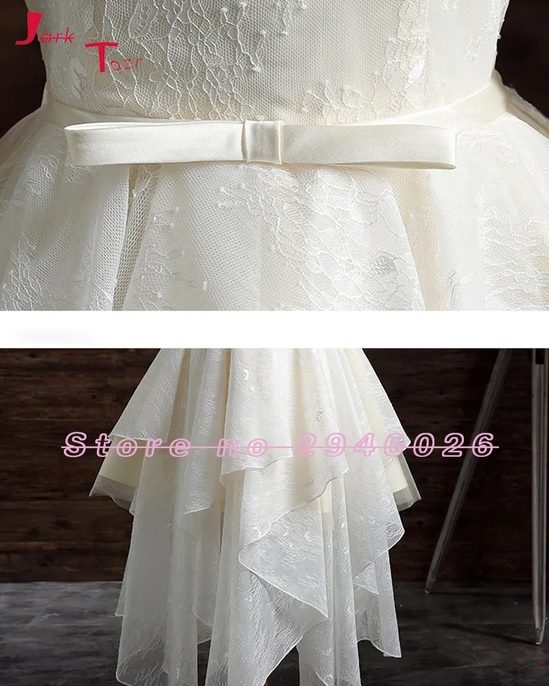 Платье для свадьбы ярк тозр кружевное длиной до колена с бусинами длинным