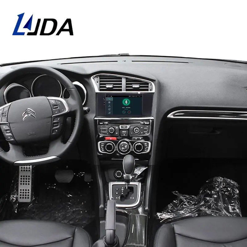 LJDA 1 Din 7 дюймов Android 10,0 автомобильный dvd-плеер для Citroen C4 C4L DS4 wifi gps радио 2G ram gps навигация радио wifi Мультимедиа