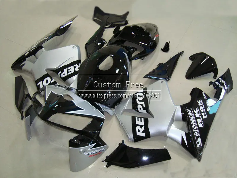 Пластиковые литьевые дорожные Обтекатели для Honda repsol CBR 600 RR 2005 2006 600RR CBR600RR 05 06