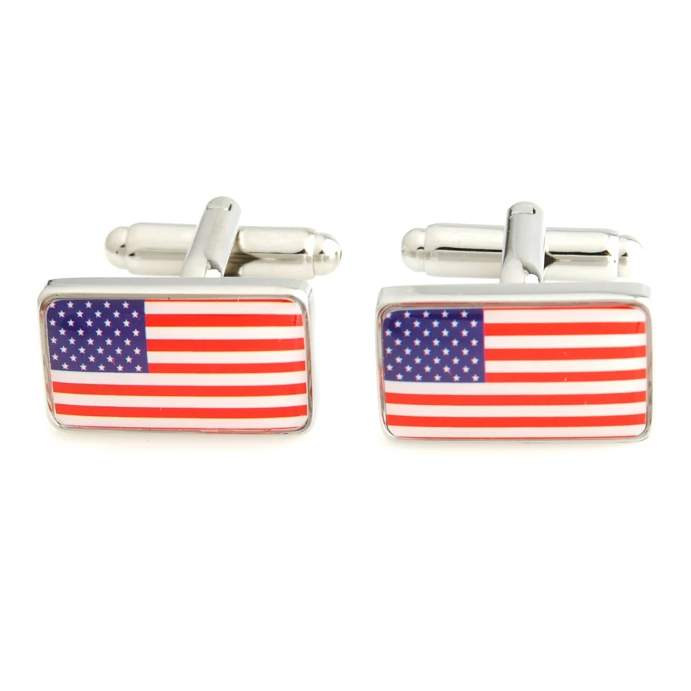 YH 1840 США Канада Италия Франция запонки с изображением флага|flag cufflinks|cufflinks cufflinksusa