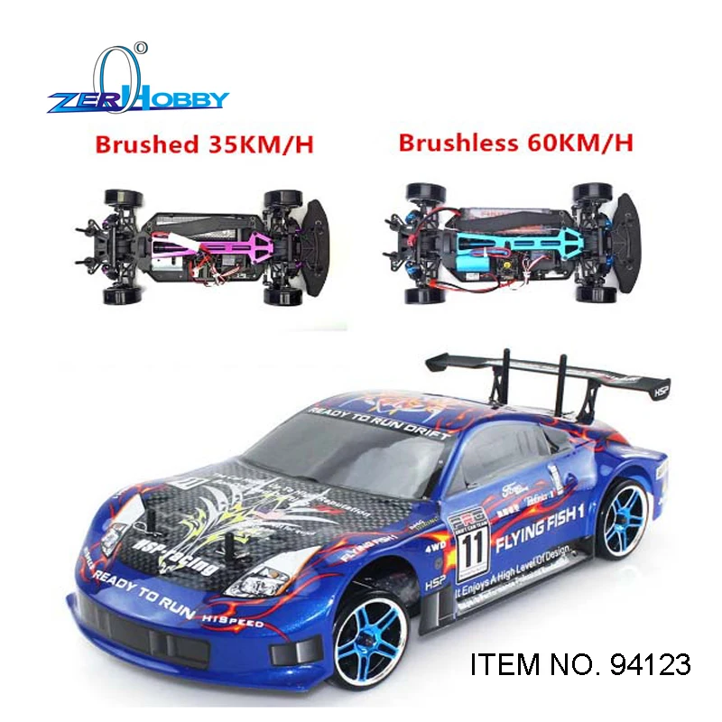 HSP RC CARY игрушки летающие рыбы RC автомобили 1/10 масштаб электрический матовый RC дрейф автомобиль 7,2 v 1800mAh батарея в комплекте(пункт № 94123