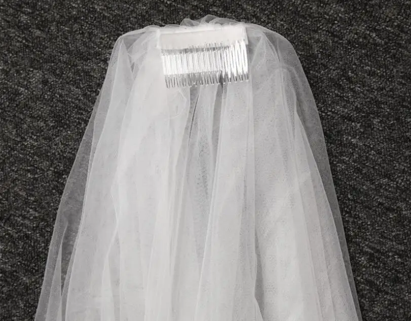 Real Photos One Tier Bridal Veil 3.5 Meters Long Lace Woodland Wedding with Comb Voile De Mariee Veu Noiva | Свадьбы и торжества