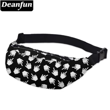 Deanfun поясная сумка с 3D принтом унисекс поясная сумка с регулируемым ремешком для путешествий на открытом воздухе