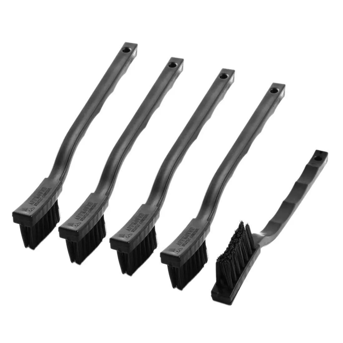 5 Pcs Black Non Slip Handle PCB Rework ESD Anti Static Dust Brush 17cm |