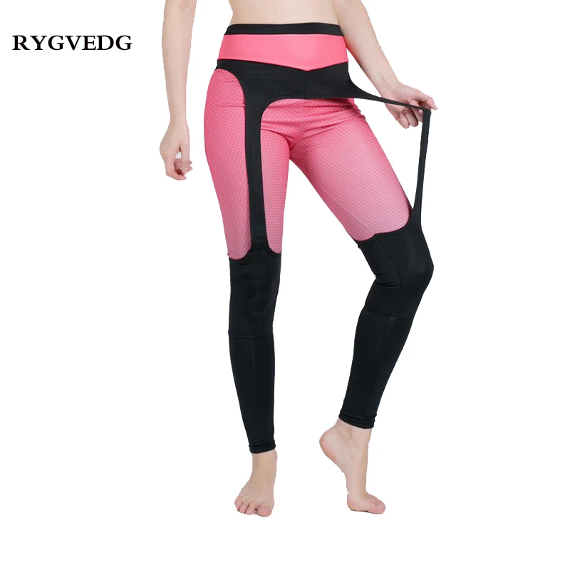 Sexy Hip Fitness Yoga Sport Pants Push Up Women Gym Running Leggings jegging Tights High Waist print Joggers Trousers | Спорт и