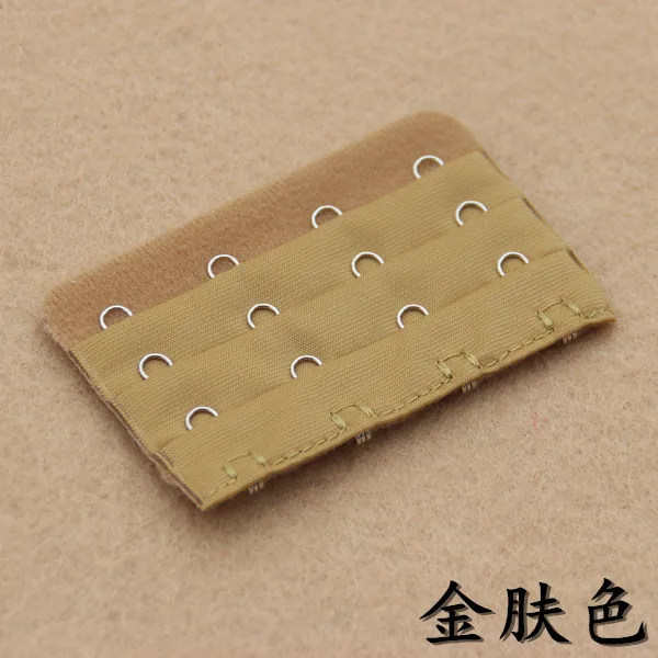 3PCS Multiple colors Bra extender Three rows Four buckles Underwear extension 2018 NEW Women accessories Distance 1.9cm |
