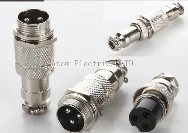 1 Набор с разъемом папа и гнездовой разъем 7/16 &quotGX12 авиации круговой 2Pin3pin4pin 5pin6pin7pin