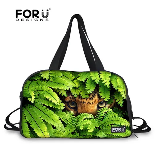 C0022T FORUDESIGNS/нейлоновая спортивная сумка в зеленых джунглях с животными; Мужская спортивная сумка; спортивная сумка для тренировок; спортивная сумка для фитнеса; сумка для тренировок - Цвет: C0022T