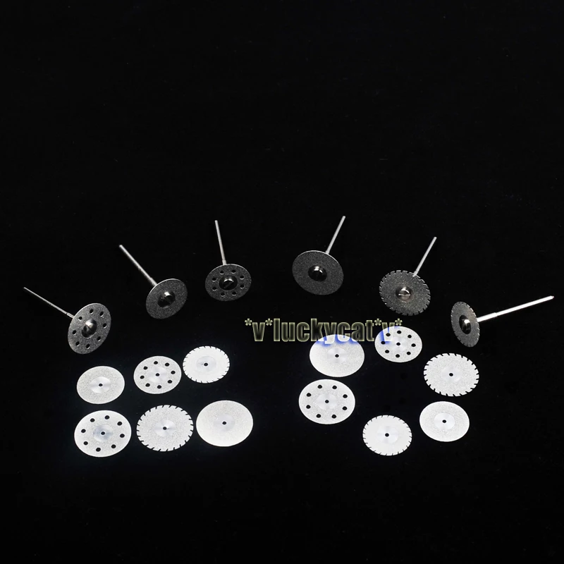 18 шт. Стоматологические алмазные шлифовальные диски вращающиеся инструменты с 20