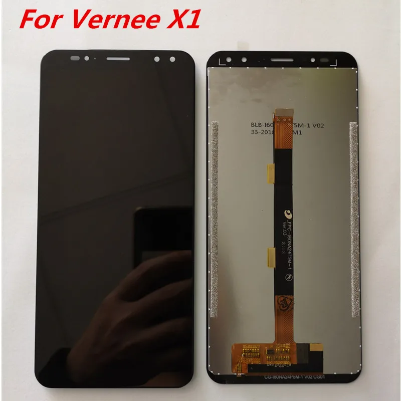Оригинальный черный ЖК-дисплей для Vernee X1 мобильный телефон 6 0 дюйма Замена