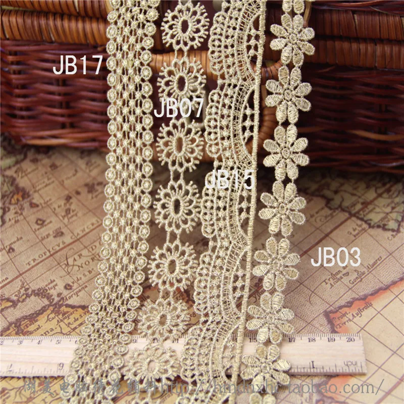 Красивые золотые цветы/короны/точки хорошее качество кружевная отделка повязка