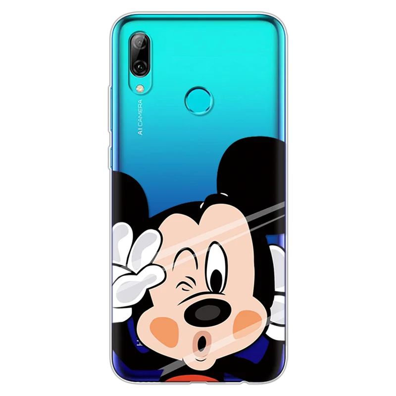 Чехол для huawei P Smart Z, чехол с мультипликационным принтом для пары, чехол для Funda huawei P Smart Plus, задняя крышка, мягкий тпу, силиконовый, милый - Цвет: miqi