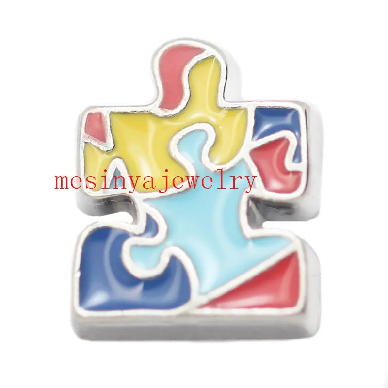 10 шт аутистические плавающие амулеты для стеклянного медальона минимальная