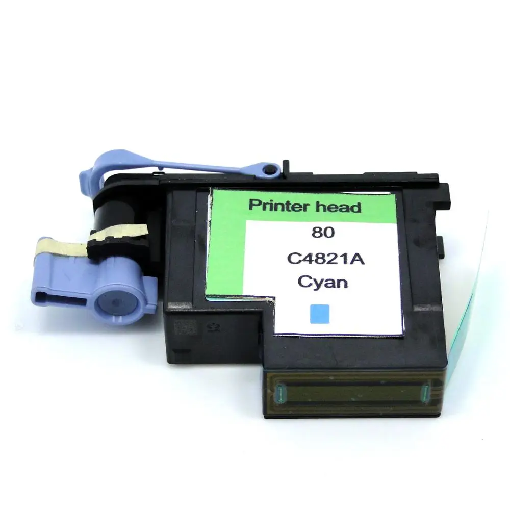 

YOTAT 1pcs Cyan print head for HP80 HP 80 Designjet 1000 1050c 1055cm C4821A for HP80 printhead
