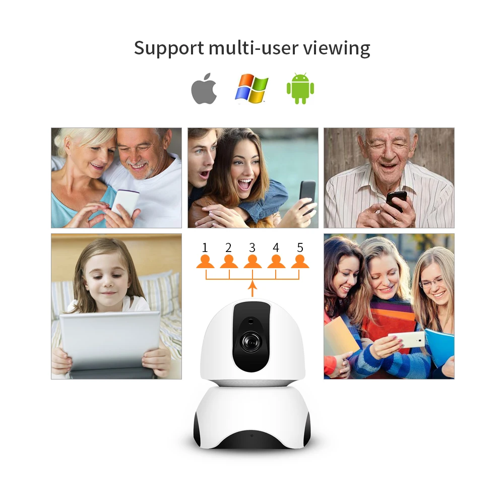 1080P Full HD WiFi ip-камера беспроводная домашняя камера с ночным видением Обнаружение