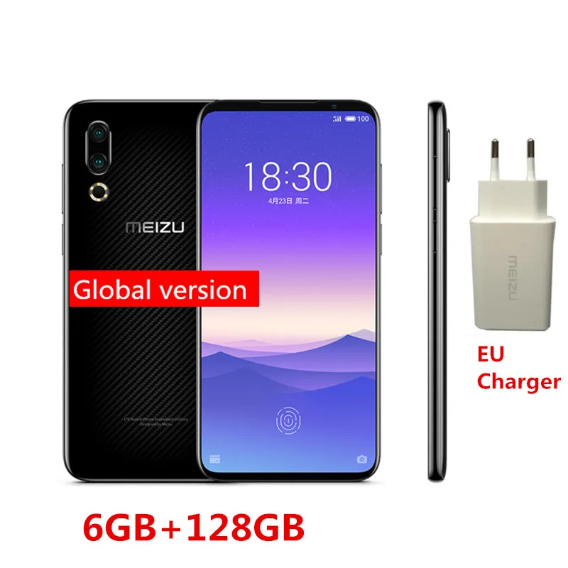 6GB 128GB Black Дополнительная глобальная версия Meizu 16 s 16 s, 6 ГБ, 128 ГБ, 6,15 дюйма, Snapdragon 855, 48 МП, двойная камера AI, фронтальная, 20 МП, 3600 мАч, NFC Смартфон - Цвет: 6GB 128GB Black