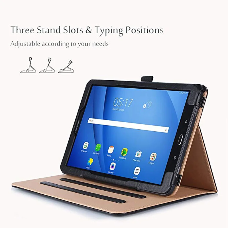 Чехол для планшета Samsung 9 7 дюйма чехол Tab S3 Экологически чистая кожа с несколькими