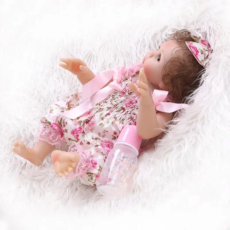 48 см 19 дюймов bebe reborn имитация детского тела силиконовый милый Реалистичный кукла