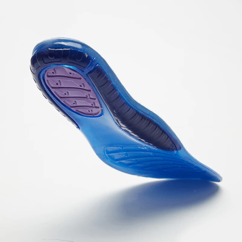 Bocan gel insoles high quality sport shock absorption foot care for plantar fasciitis breathable insoles fit for men/women