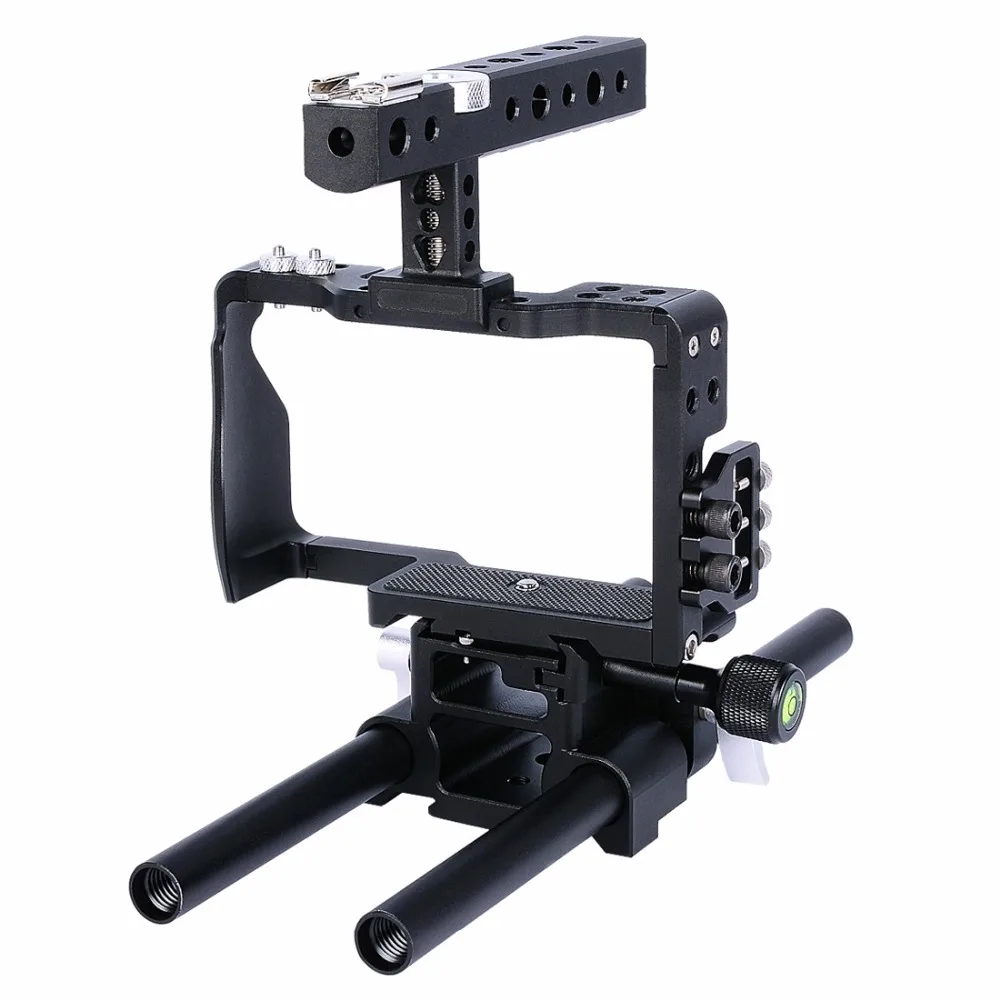 Yelangu ручной видео Камера Steadicam Стабилизатор DLSR Клетки для камеры Алюминий сплава