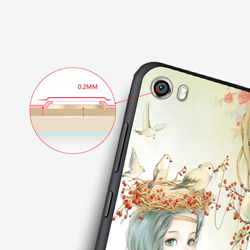 Чехол для Huawei honor 6 Оригинальный чехол сумка кожа волк рыба Череп Fundas 100% BiNFUL |