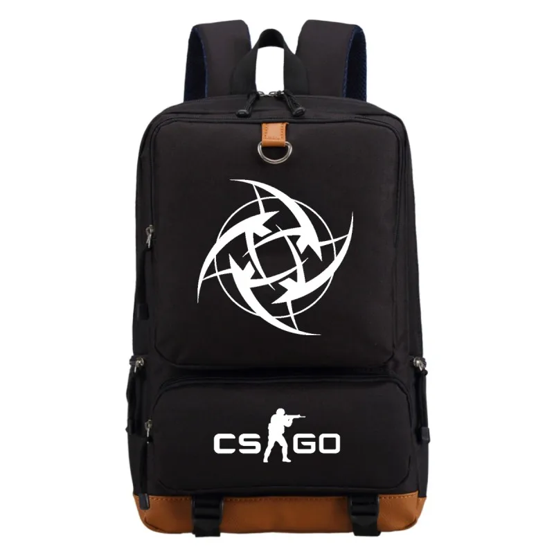 WISHOT Team Fnatic DOTA 2 CS рюкзак csgo Virtus. pro SK рюкзак с игровой символикой подростковые мужские wo мужские школьные сумки для студентов сумки для ноутбука - Цвет: Black7