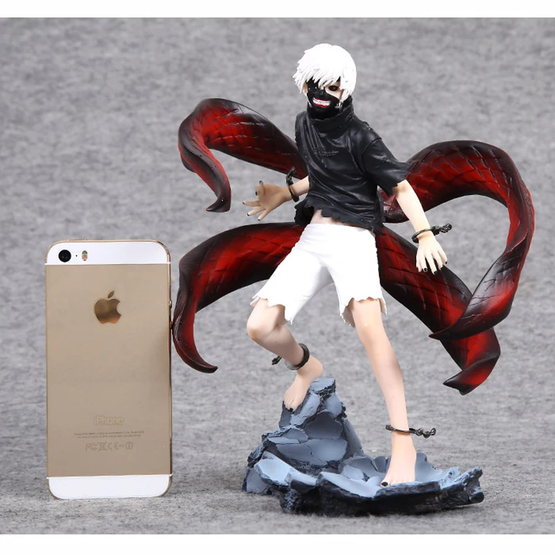 2 головы отличная модель Tokyo Ghoul фигурка канеки Кен меланин ПВХ игрушки Аниме