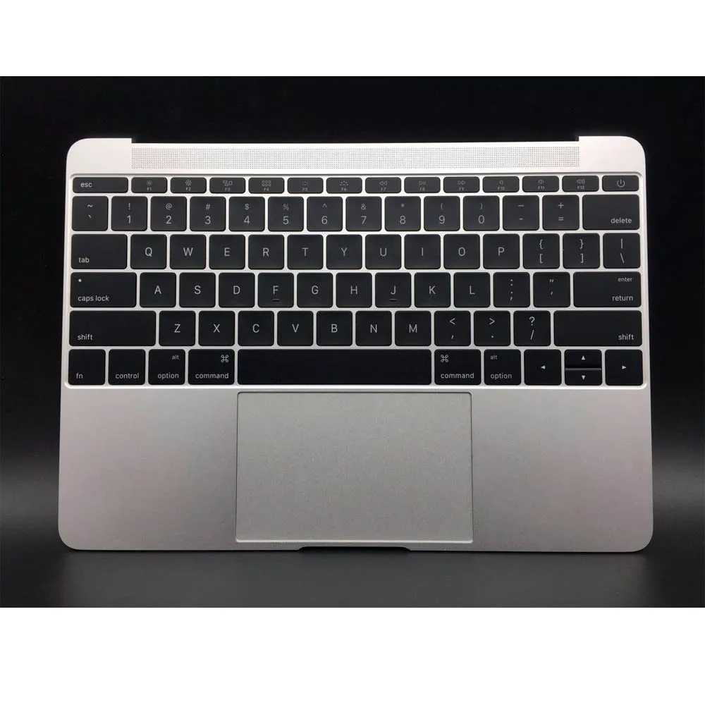 Серебряный US клавиатура трекпад Топ чехол в сборе для MacBook 12 &quotA1534 2015 год Topcase Palmrest