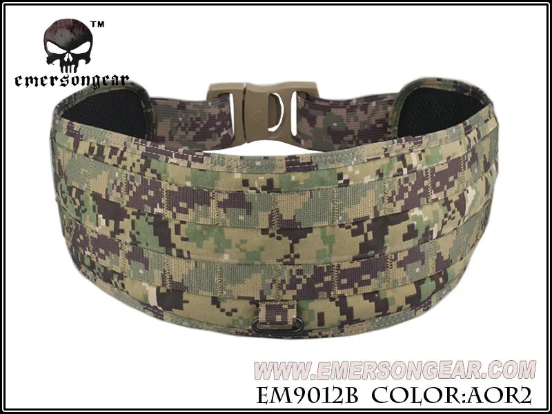 AOR2 Emerson LBT1647B стиль Molle мужской военный тактический ремень страйкбол Пейнтбол Wargame талия поддержка EM9012 - Цвет: AOR2