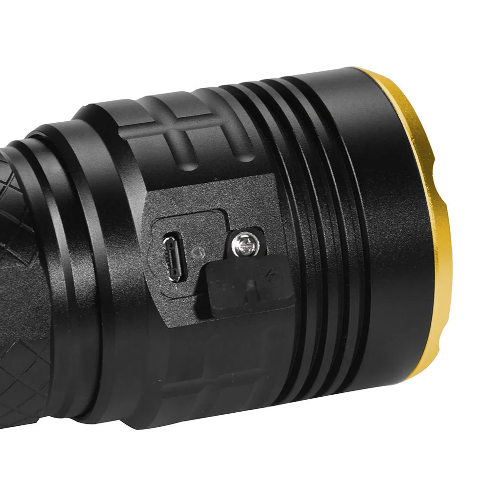 SupwildFire 18 xXM-L T6 светодиодный Мощный фонарик цифровой Дисплей Охота фонарик светодиодный факел лиходарка ручной Linterna Фонарик светодиодный налобный фонарь