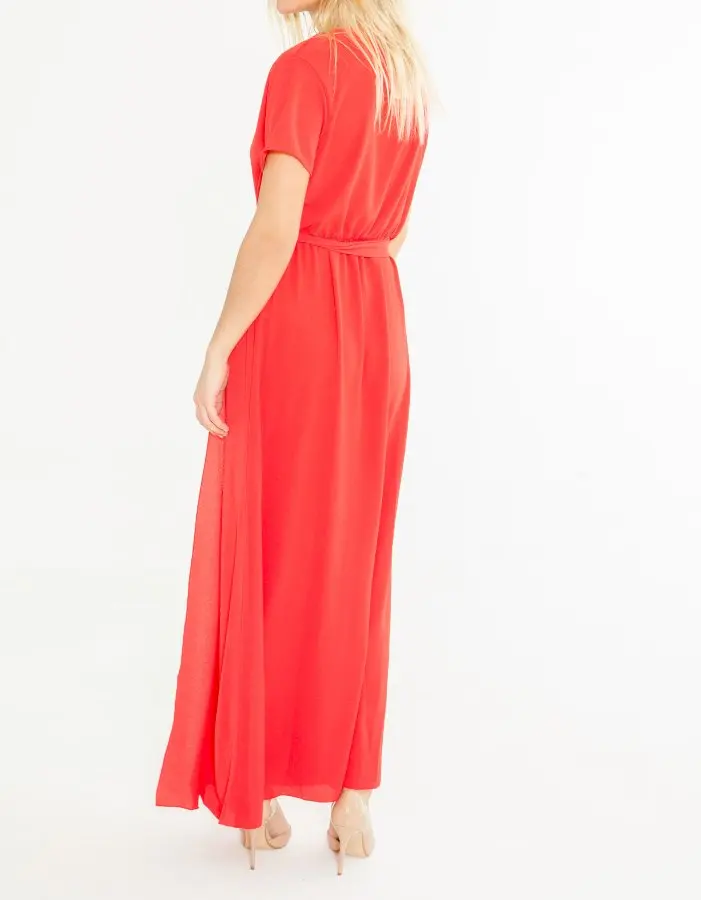 Холодный синий Vestido Largo Крусадо . CB00025-400 SS18 | Женская одежда