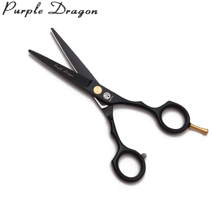 Z1104 Hei C 5.5N 5.5" 16cm JP Purple Dragon Black Haicut Scissors Barber Makas Cutting Scissors Thinning Shears Professional Hair Scissors Z1104 - Цвет: Z1104 Hei C 5.5N