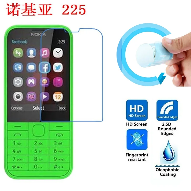 Nokia 225 Защитная пленка для экрана ультратонкая HD Прозрачная мягкая защитная 215 207