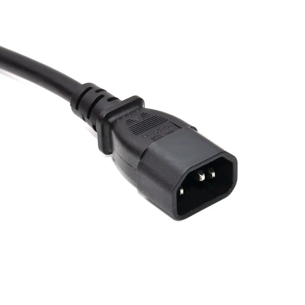 Штепсельная Вилка IEC 320 C14 гнездовой сплиттер типа Y 2XC13 кабель адаптера питания 2
