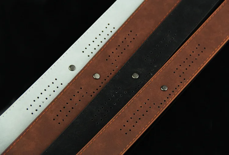 Мужской дизайнерский ремень VOHIO ковбойский Повседневный в стиле панк с полыми