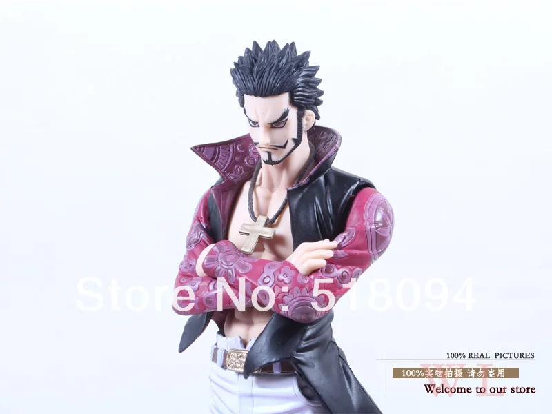 Бесплатная доставка аниме одна часть поп Dracule Mihawk пвх фигурку коллекция модель