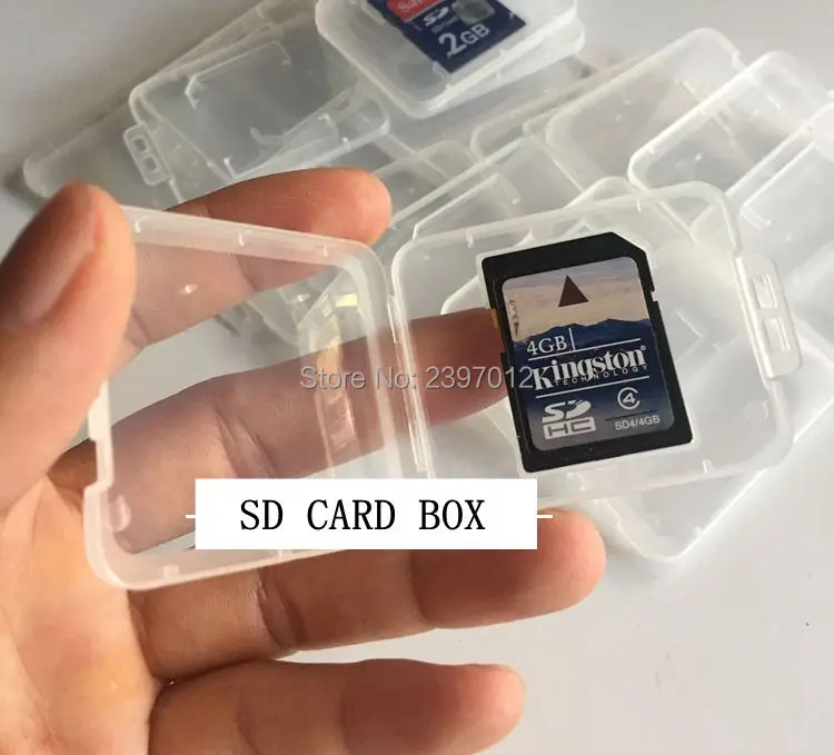 Пластиковый чехол SZAICHGSI для SD карты розничная упаковка Новое поступление оптовая