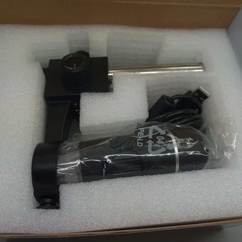 

10-300X USB Microscope 5MP LCD Digital Microscope Mac Windows Camera Video Microscope Support 6 Languages 8 LED Lights Magnifier